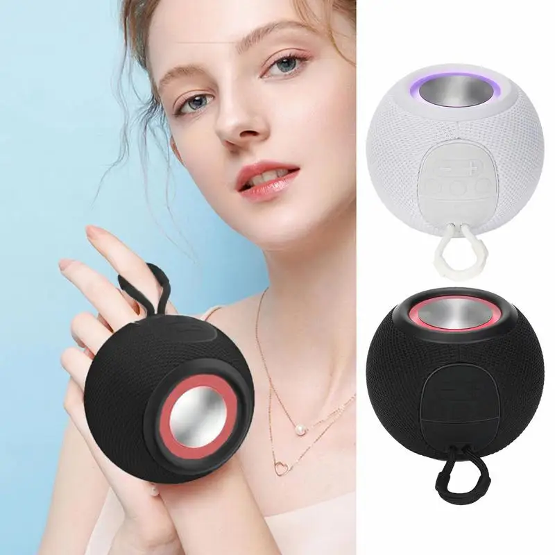 Outdoor Portable Speaker Handheld Wireless Speaker Audio Player With Colorful Light FM Radio USB For Picnic Camping Kitchen - Image 6