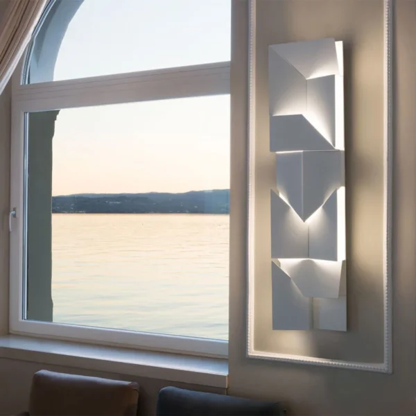 Modern Indoor Wall Lamp Geometric Design LED Sconce Background Light for Living Room Bedroom Hallway Home Decoration Lighting - Image 4
