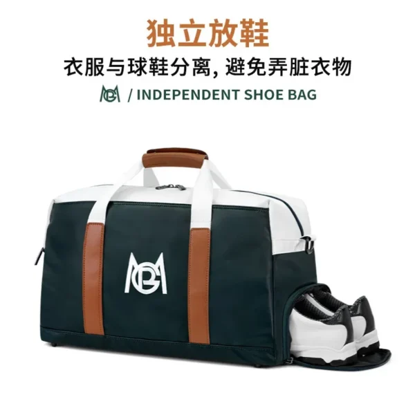 PGM Golf Clothing Bag for Men and Women PU Material Lightweight Waterproof Travel Tote Bag Handbag - Image 3